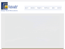 Tablet Screenshot of cullumhomes.com